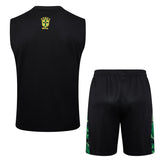 Debardeur Short Bresil Homme 2024 2025 Vert Motif 2