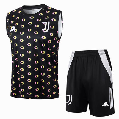 Debardeur Short Juventus Homme 2024 2025 Noir | Foot Sport