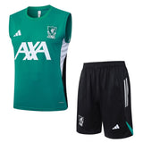 Debardeur Short Liverpool Homme 2025 2026 Vert Noir 1