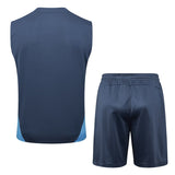 Debardeur Short Manchester City Homme 2024 2025 Bleu | Foot Sport 4