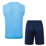 Debardeur Short Manchester City Homme 2025 2026 Bleu Ciel 2