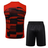 Debardeur Short Milan AC Homme 2024 2025 Rouge Noir | Foot Sport 4
