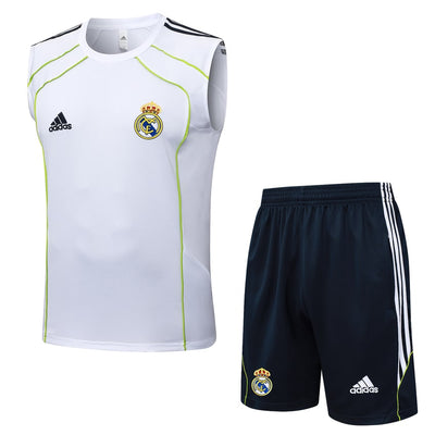 Debardeur Short Real Madrid Homme 2025 2026 Blanc
