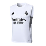 Debardeur Short Real Madrid Homme 2025 2026 Blanc Clair 3