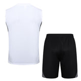 Debardeur Short Real Madrid Homme 2025 2026 Blanc Clair 2