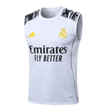 Debardeur Short Real Madrid Homme 2025 2026 Blanc Tache 3