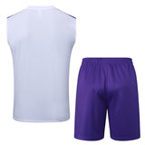 Debardeur Short Real Madrid Homme 2025 2026 Blanc Violet 2