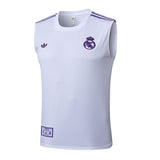 Debardeur Short Real Madrid Homme 2025 2026 Blanc Violet 3