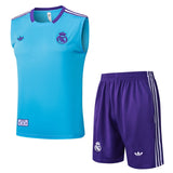 Debardeur Short Real Madrid Homme 2025 2026 Bleu Ciel 1