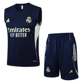 Debardeur Short Real Madrid Homme 2025 2026 Bleu Sombre 1