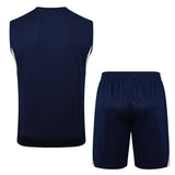 Debardeur Short Real Madrid Homme 2025 2026 Bleu Sombre 4