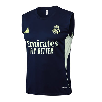 Debardeur Short Real Madrid Homme 2025 2026 Bleu Sombre