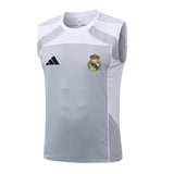 Debardeur Short Real Madrid Homme 2025 2026 Gris Blanc 3