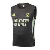 Debardeur Short Real Madrid Homme 2025 2026 Noir Jaune 3