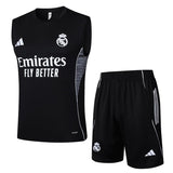 Debardeur Short Real Madrid Homme 2025 2026 Noir Sombre 1