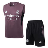 Debardeur Short Real Madrid Homme 2025 2026 Rose 1