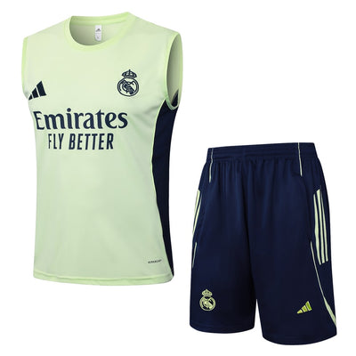 Debardeur Short Real Madrid Homme 2025 2026 Vert Clair