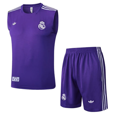 Debardeur Short Real Madrid Homme 2025 2026 Violet