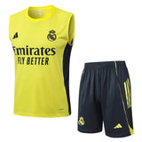 Debardeur Short Real Madrid Homme 2025 2026 Jaune | Foot Sport 1