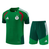 Ensemble Maillot Short Algerie Homme/Enfant 2026 2027 Vert 1