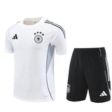 Ensemble Maillot Short Allemagne Homme/Enfant 2025 2026 Blanc | Foot Sport 1