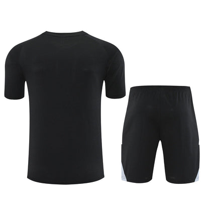 Ensemble Maillot Short Allemagne Homme/Enfant 2025 2026 Noir | Foot Sport