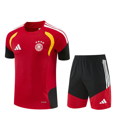 Ensemble Maillot Short Allemagne Homme/Enfant 2026 2027 Rouge