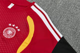 Ensemble Maillot Short Allemagne Homme/Enfant 2026 2027 Rouge 3