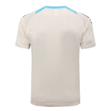 Ensemble Maillot Short Argentine Homme/Enfant 2024 2025 Beige 4