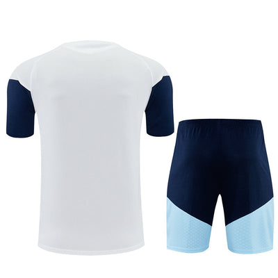 Ensemble Maillot Short Argentine Homme/Enfant 2026 2027 Blanc