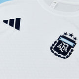 Ensemble Maillot Short Argentine Homme/Enfant 2026 2027 Blanc 3