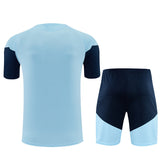 Ensemble Maillot Short Argentine Homme/Enfant 2026 2027 Bleu Clair 2