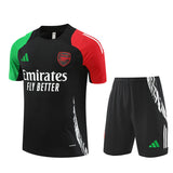 Ensemble Maillot Short Arsenal Homme/Enfant 2024 2025 Noir 1