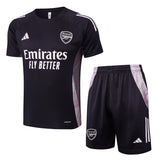 Kit Maillot Short Pre-Match Arsenal Homme 2024 2025 Noir/Beige | Foot Sport 1