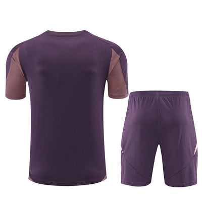 Ensemble Maillot Short Arsenal Homme/Enfant 2024 2025 Violet Rose