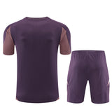 Ensemble Maillot Short Arsenal Homme/Enfant 2024 2025 Violet Rose 2