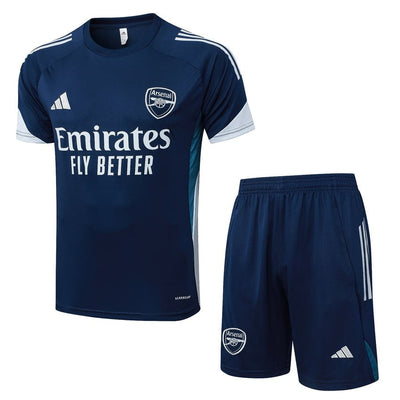 Ensemble Maillot Short Arsenal Homme/Enfant 2025 2026 Bleu