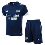 Ensemble Maillot Short Arsenal Homme/Enfant 2025 2026 Bleu 1