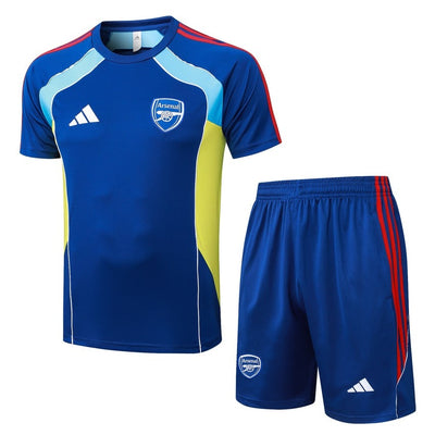 Ensemble Maillot Short Arsenal Homme/Enfant 2025 2026 Bleu Clair