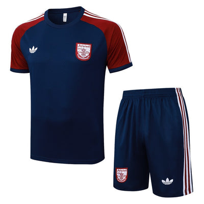 Kit Maillot Short Pre-Match Arsenal Homme 2025 2026 Bleu Rouge | Foot Sport
