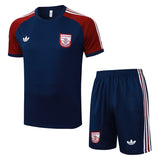 Kit Maillot Short Pre-Match Arsenal Homme 2025 2026 Bleu Rouge | Foot Sport 1