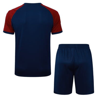 Kit Maillot Short Pre-Match Arsenal Homme 2025 2026 Bleu Rouge | Foot Sport