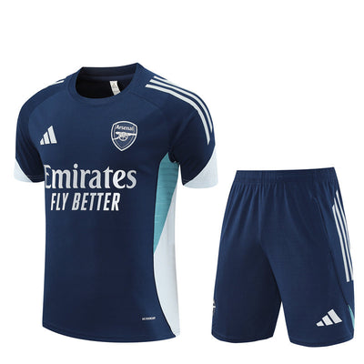 Ensemble Maillot Short Arsenal Homme/Enfant 2025 2026 Bleu Sombre