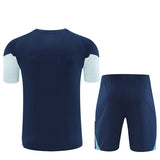 Ensemble Maillot Short Arsenal Homme/Enfant 2025 2026 Bleu Sombre 2