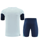 Ensemble Maillot Short Arsenal Homme/Enfant 2025 2026 Gris Clair 2