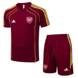Kit Maillot Short Pre-Match Arsenal Homme 2025 2026 Rouge Foncé | Foot Sport 1