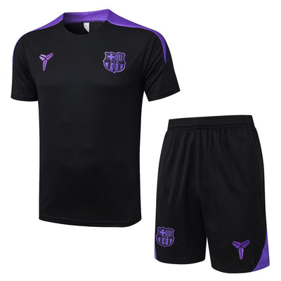 Ensemble Maillot Short Barcelone Homme 2025 2026 Noir| Foot Sport