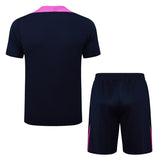 Ensemble Maillot Short Barcelone Homme 2025 2026 Noir Rose | Foot Sport 3