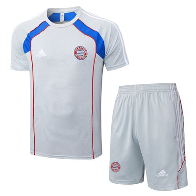 Ensemble Maillot Short Bayern Munich Homme 2025 2026 Gris | Foot Sport