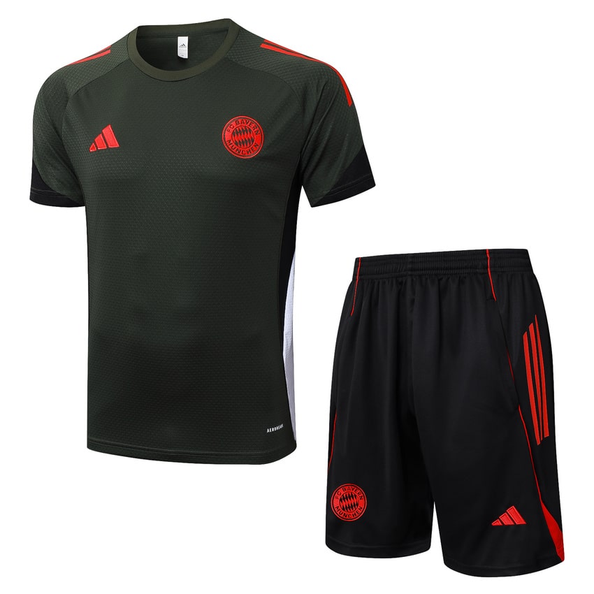 Ensemble Maillot Short Bayern Munich Homme 2025 2026 Noir | Foot Sport